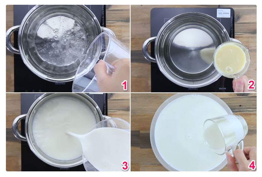 cách làm sữa chua uống 2
