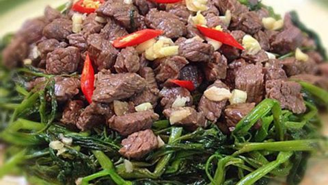 thịt trâu xào gì ngon 4