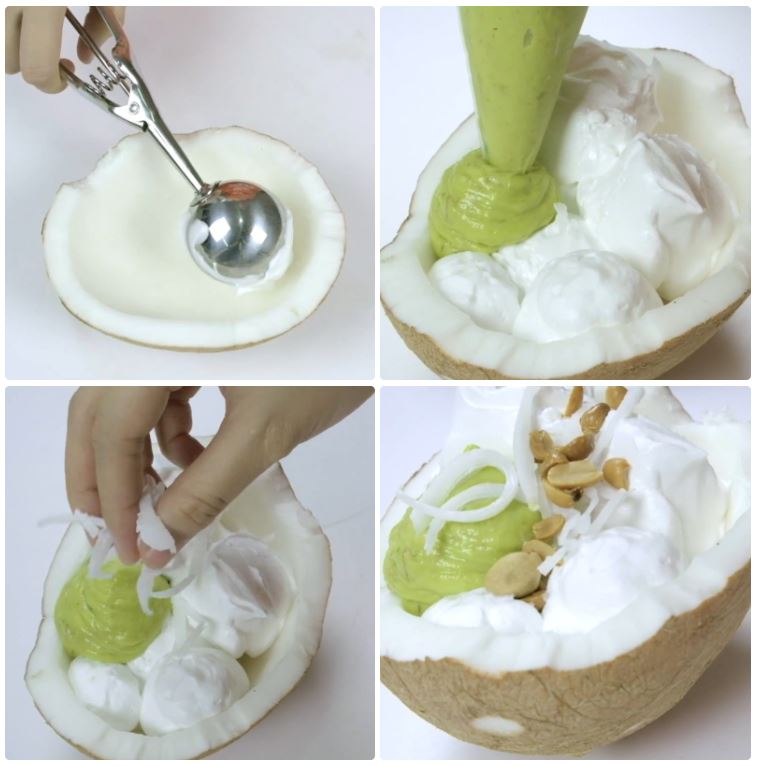 cách làm kem bơ không cần Whipping Cream 2