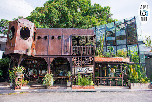 Quán cafe phong cách cổ điển tại Phuket